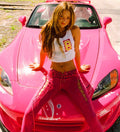 Y2K Coachella Pink Pants | Suki 2 Fast 2 Furious Devon Aoki