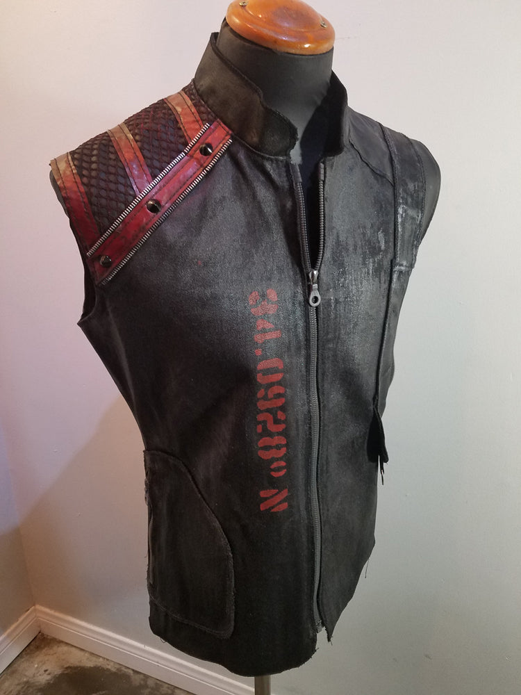 Hollywood Waxed Denim Vest