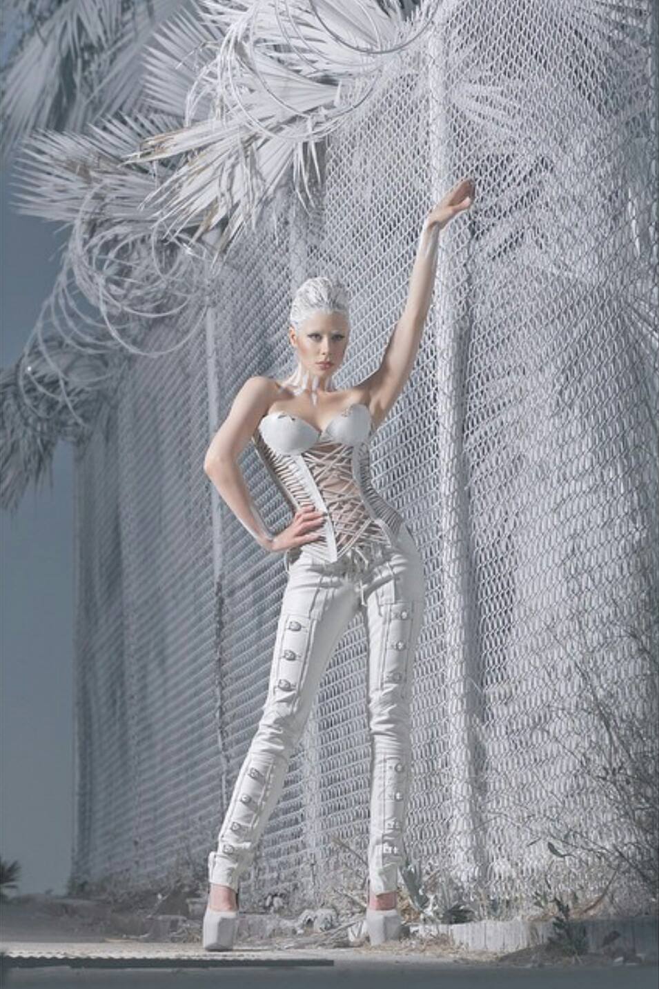 White Corset | Ophelia Overdose Photoshoot