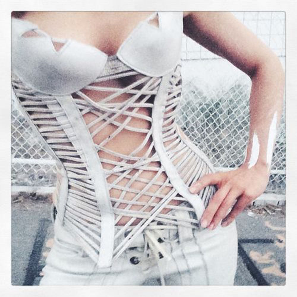 White Corset | Ophelia Overdose Photoshoot